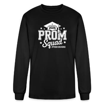 Prom Squad Grandma 2026 - Men's Long Sleeve T-Shirt - black - Front