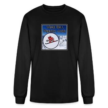 Freezes Over - Men's Long Sleeve T-Shirt - black - Front