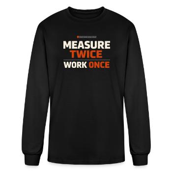 Blue Collar Lifestyle Blue Collar Pride Working - Men's Long Sleeve T-Shirt - black - Front