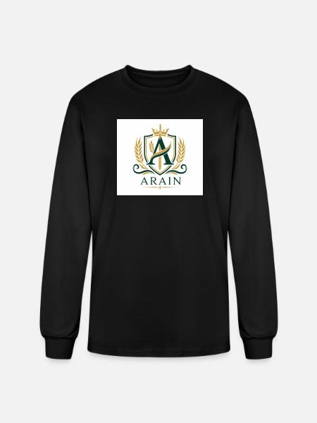 Arain Pride - Premium Punjabi Heritage Graphic - Men's Long Sleeve T-Shirt - black