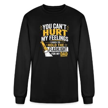 Funny sarcastic Mechanic Dad Garage Humor Quote - Men's Long Sleeve T-Shirt - black - Front