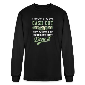 Parlay sports betting - Men's Long Sleeve T-Shirt - black - Front