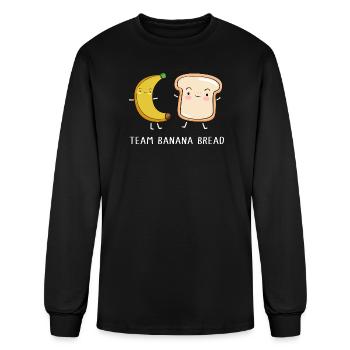 Bread Bakery Banana Bread - Men's Long Sleeve T-Shirt - black - Front