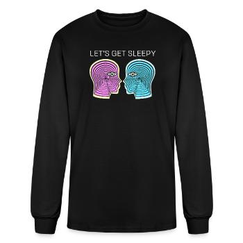 Hypnotist Spiral Hypnotic - Men's Long Sleeve T-Shirt - black - Front
