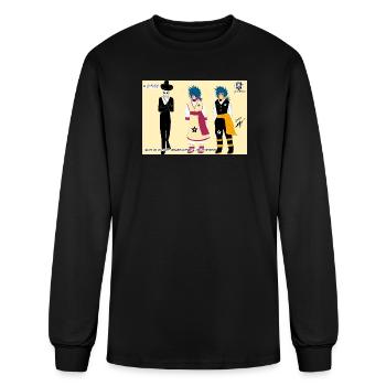 Blackstar Star Trio Uniforms - Men's Long Sleeve T-Shirt - black - Front