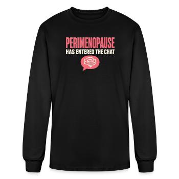 Perimenopause Brain Fog Menopause Midlife Gift - Men's Long Sleeve T-Shirt - black - Front