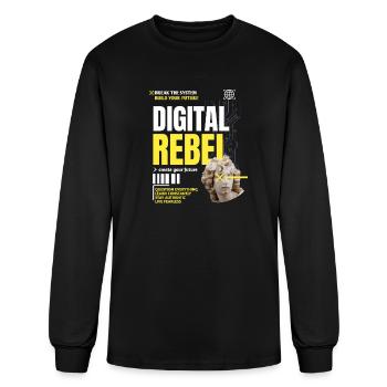Digital Rebel Circuitry - Men's Long Sleeve T-Shirt - black - Front