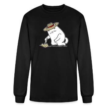 Archaeology - Men's Long Sleeve T-Shirt - black - Front