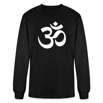 Om Symbol - Men's Long Sleeve T-Shirt - black - Front