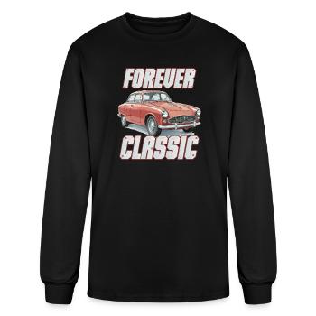 Illustration de voitures anciennes Forever Classic - T-shirt à manches longues Homme - noir - Devant