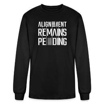 Alignment Remains Pending - Men's Long Sleeve T-Shirt - black - Front