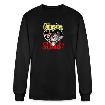 OPPOSITES ATTRACT ... The Eternal Dance  - Men's Long Sleeve T-Shirt - black - Front
