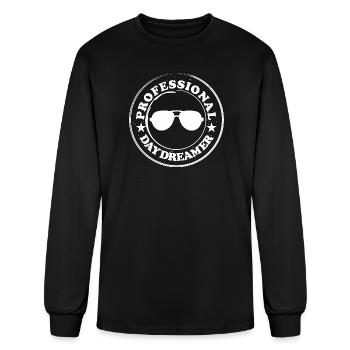 Professional Daydreamer Vintage Badge - Men's Long Sleeve T-Shirt - black - Front