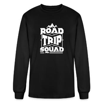 Road Trip Squad - Men's Long Sleeve T-Shirt - black - Front