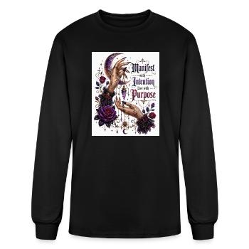 Manifest - Men's Long Sleeve T-Shirt - black - Front