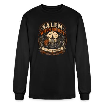 Salem Witch Society Tshirt - Men's Long Sleeve T-Shirt - black - Front