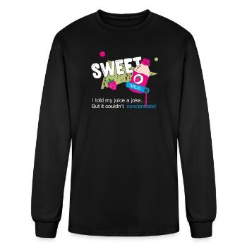 Funny Juice Pun Sweet Drink Shirt - Men's Long Sleeve T-Shirt - black - Front