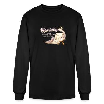 Manifesting Magic Checklist - Men's Long Sleeve T-Shirt - black - Front