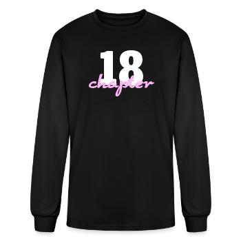 Chapter 18 - 18th Birthday Posters & Designs - Men's Long Sleeve T-Shirt - black - Front