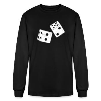 67 Sixty Seven Meme Dice Roll Six Seven Meme - Men's Long Sleeve T-Shirt - black - Front