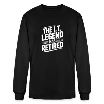The I.T. Legend Has Retired - Men's Long Sleeve T-Shirt - black - Front