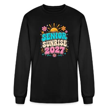Senior Sunrise 2027 Class of 2027 - Men's Long Sleeve T-Shirt - black - Front
