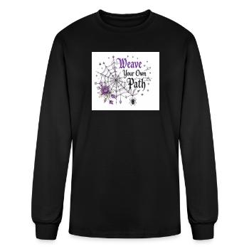 Weave Your Own Path - Men's Long Sleeve T-Shirt - black - Front