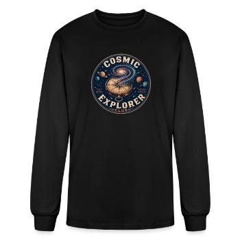 Cosmic Explorer Club - Men's Long Sleeve T-Shirt - black - Front