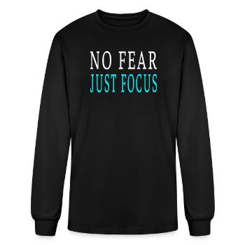 Stay Unknown - Dark Aesthetic Minimalist Quote - Men's Long Sleeve T-Shirt - black - Front