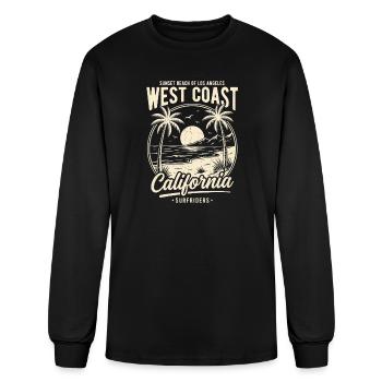 California_Beach - Men's Long Sleeve T-Shirt - black - Front