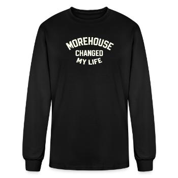 HBCU Education Changed My Life - Men's Long Sleeve T-Shirt - black - Front