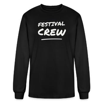 Festival Crew Brush - Matching Group Team Squad - Men's Long Sleeve T-Shirt - black - Front