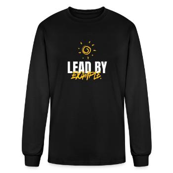 Lead by Example | Leadership Motivational quote  - Men's Long Sleeve T-Shirt - black - Front