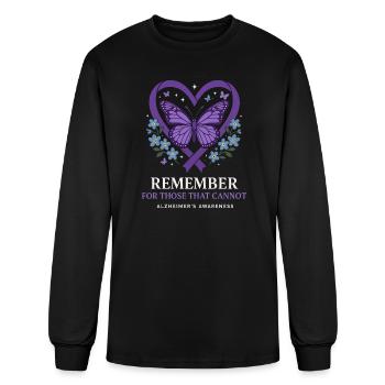 Remember For Those That Cannot Floral Awareness - Men's Long Sleeve T-Shirt - black - Front