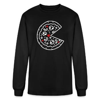 Pizza Dad - Men's Long Sleeve T-Shirt - black - Front