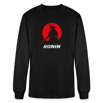 Ronin Sword Japan Martial Arts - Men's Long Sleeve T-Shirt - black - Front