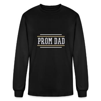 prom dad - Men's Long Sleeve T-Shirt - black - Front