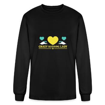 Skydiving Skydive Skydiver - Men's Long Sleeve T-Shirt - black - Front