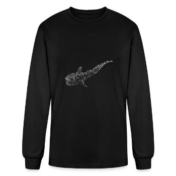 Whale Shark Aquaculturist Gift - Men's Long Sleeve T-Shirt - black - Front