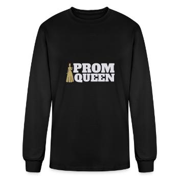 prom queen - Men's Long Sleeve T-Shirt - black - Front