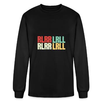 drums - Men's Long Sleeve T-Shirt - black - Front