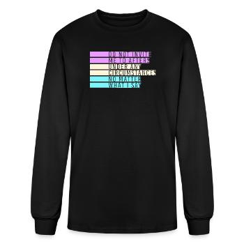 Do Not Invite Me Electronic Music EDM - Men's Long Sleeve T-Shirt - black - Front