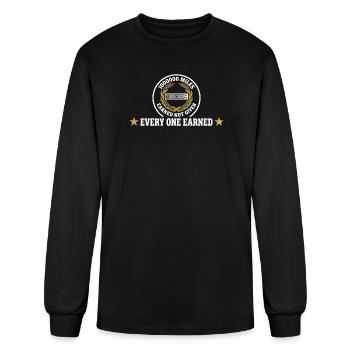 Million Mile Trucker - Men's Long Sleeve T-Shirt - black - Front