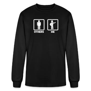 Me as a Guitar Player - Men's Long Sleeve T-Shirt - black - Front