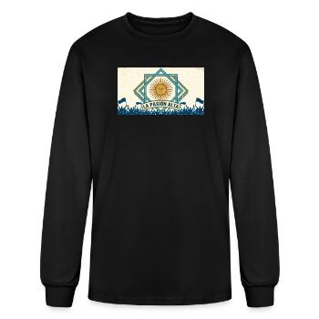La Pasión Alta Sunburst Emblem - Men's Long Sleeve T-Shirt - black - Front