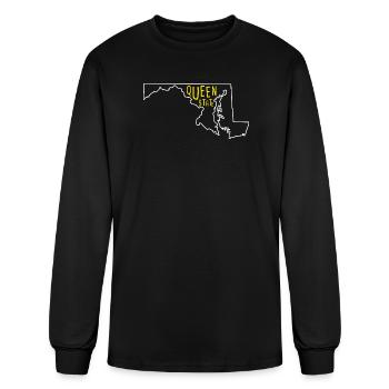 Queen State - Men's Long Sleeve T-Shirt - black - Front