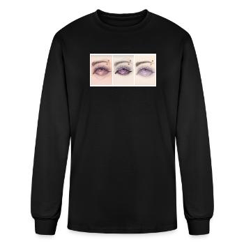 Hypnotic Spiral Eye - Men's Long Sleeve T-Shirt - black - Front