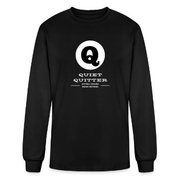 Quiet Quitter - Men's Long Sleeve T-Shirt - black - Front