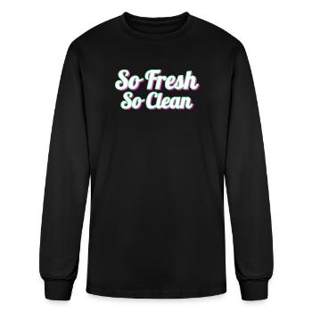 So Fresh So Clean  - Men's Long Sleeve T-Shirt - black - Front