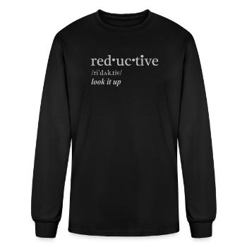 look it up - Men's Long Sleeve T-Shirt - black - Front